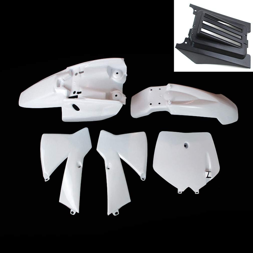 KTM50 SX Junior 50cc RedCap Full Plastic Fender Body Kit 2002–2008 White Models