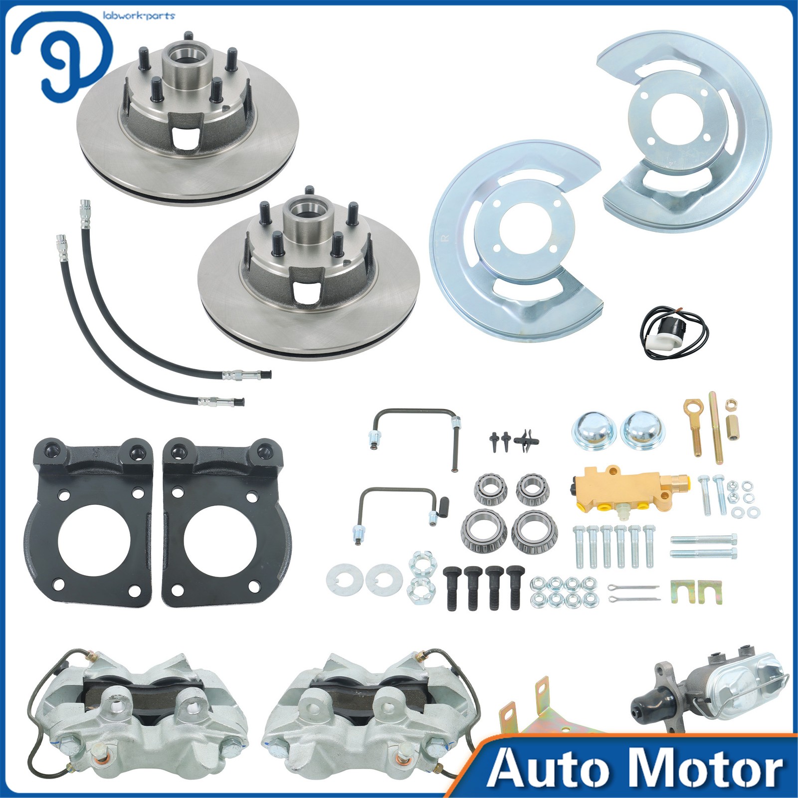 Front Disc Brake Conversion Kit W/11″ Rotors For Ford Mustang Falcon 1964-1973