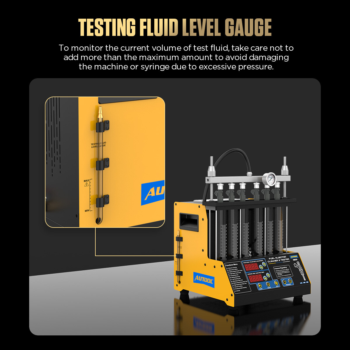 CT200 Fuel Injector Ultrasonic Cleaning Machine Nozzle Cleaner Tester PK CNC602A