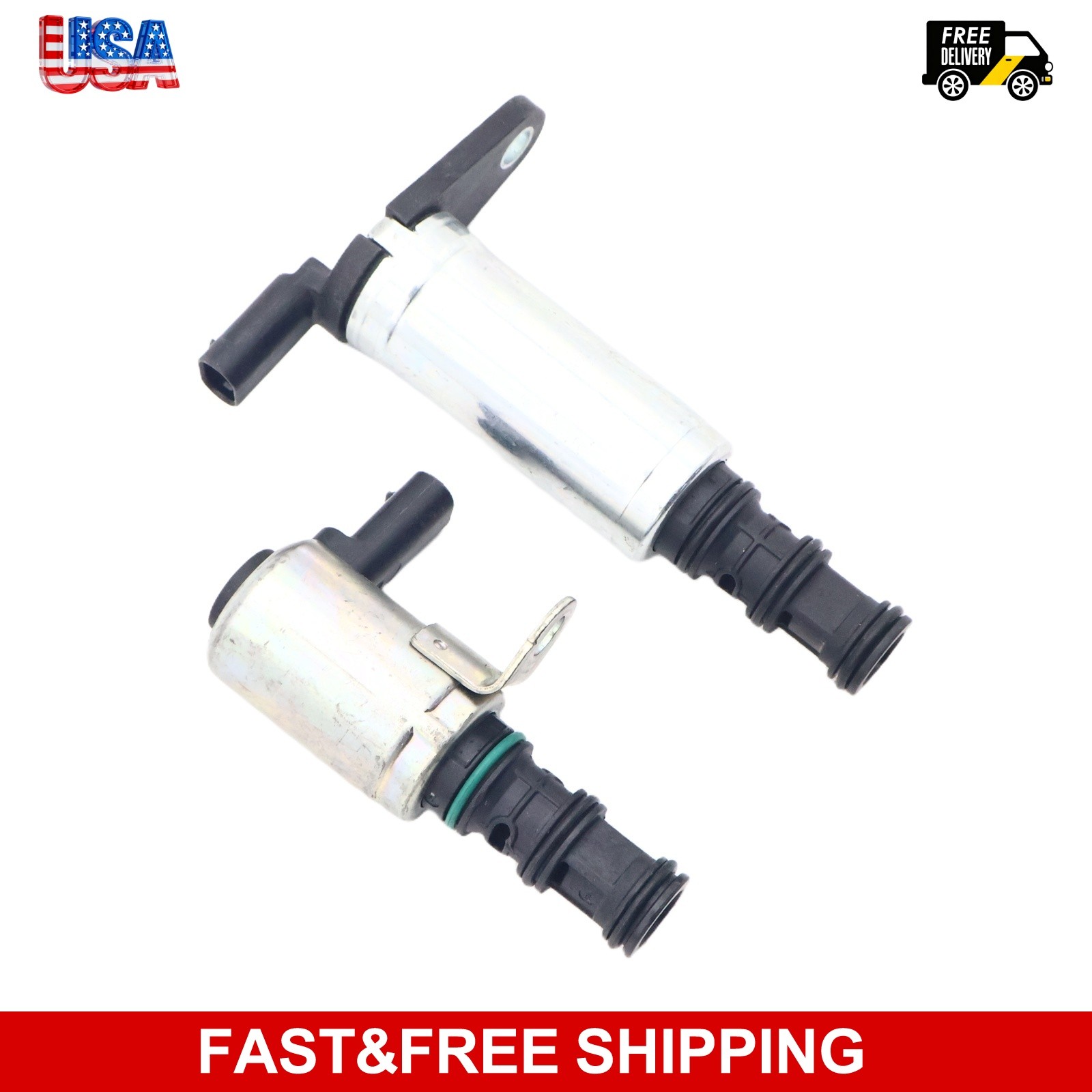 2‑Piece Variable Valve Timing Solenoid Fits Jeep Grand Cherokee Wrangler 3.6L V6
