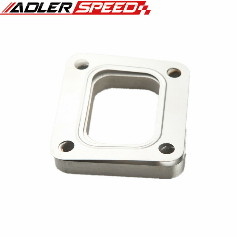 Stainless Steel Undivided T4 Turbo Inlet Flange 1/2″ Thick W/ T304 SS Gasket Kit