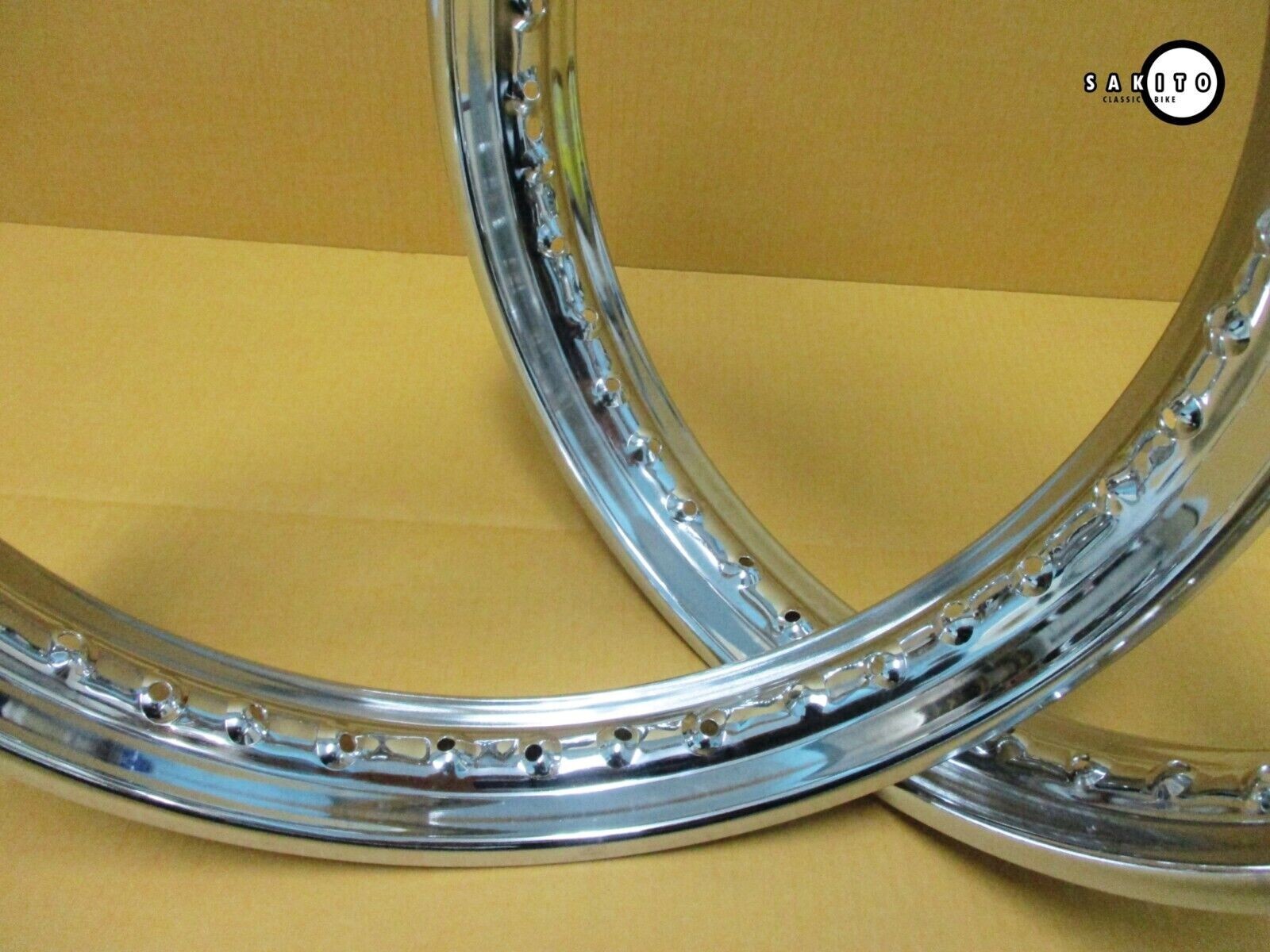 Fit Yamaha RT1 RT2 RT3 Front19″ & Rear 18″ Steel Wheel Rim Set [sa2042]