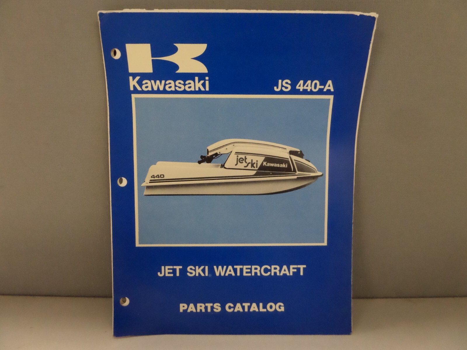 Kawasaki Factory Parts Catalog Manual Jet Ski 1979 JS440 A Series 99995-627-01