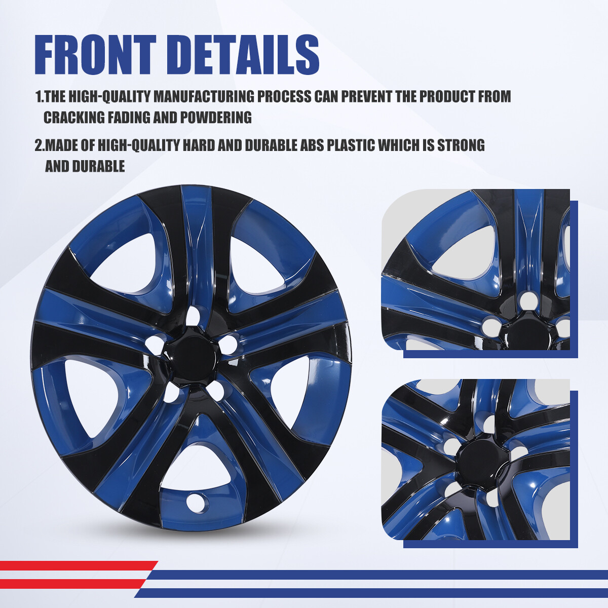 17 inch Set of 4 Wheel Covers Snap On Hub Caps Fit 17″ 2013-2018 Toyota RAV4