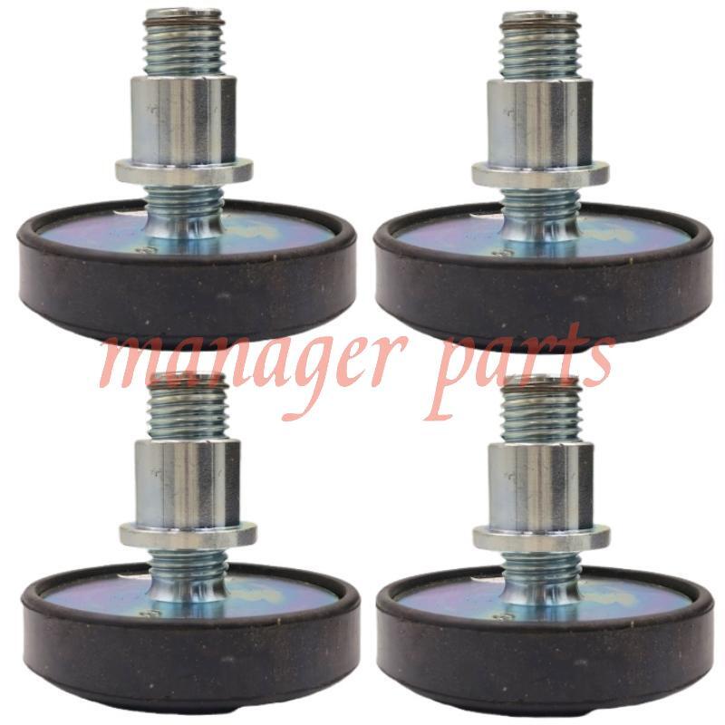 4PK Car Lift Rubber tray adjustable Heightening Feet Pads Shaft diameter 38mm