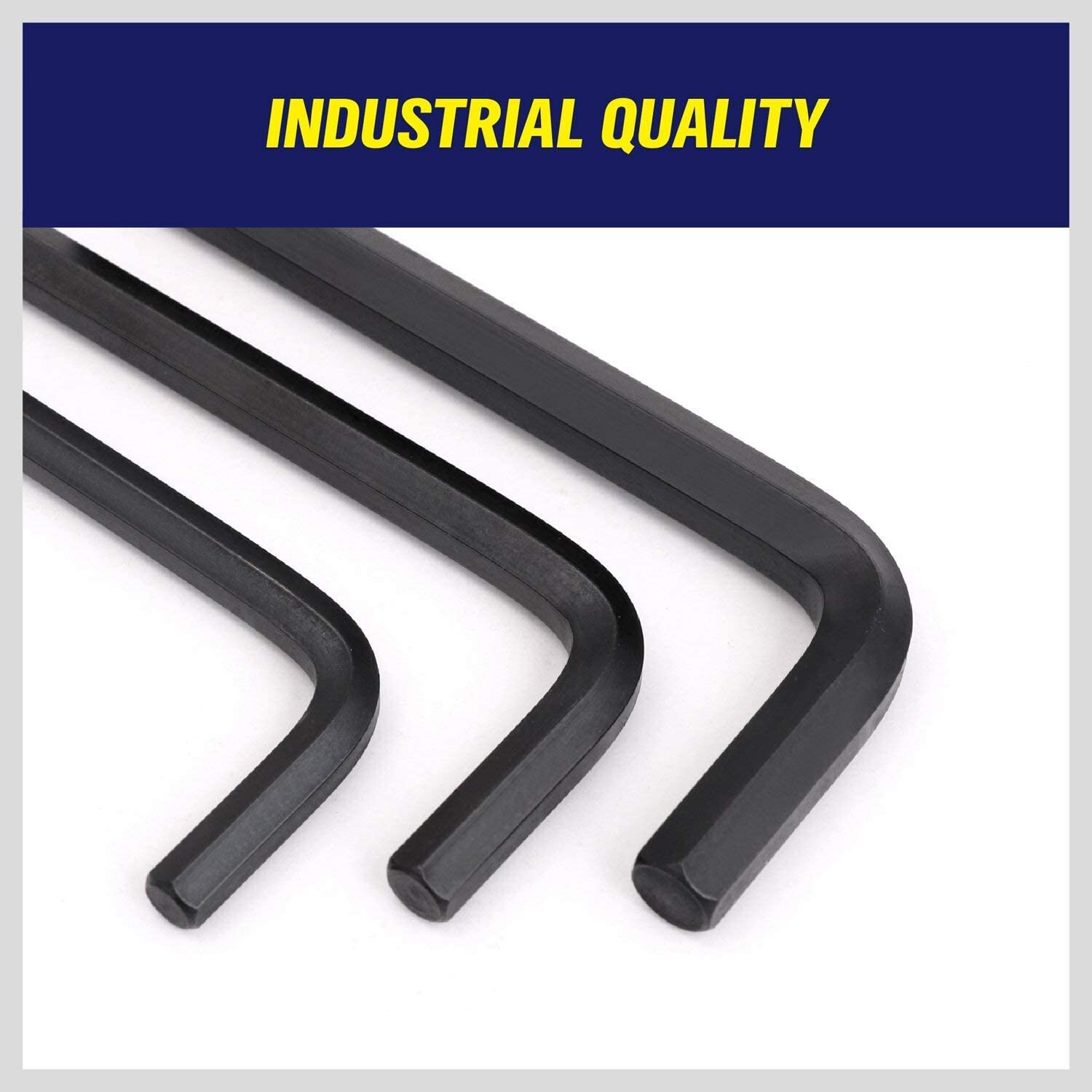30-Piece Hex Key Set Allen Wrench Inch/Metric MM (0.7mm-10mm) SAE (0.028″-3/8″)