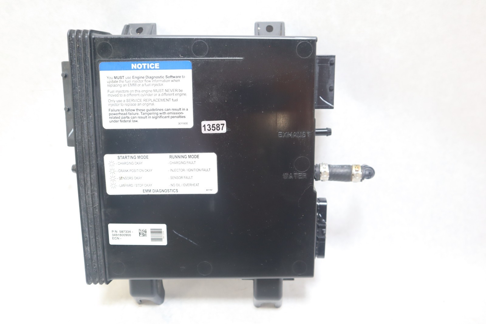 EVINRUDE JOHNSON 150 hp g2 0587334 E-TEC EMM ECU ASSEMBLY OEM