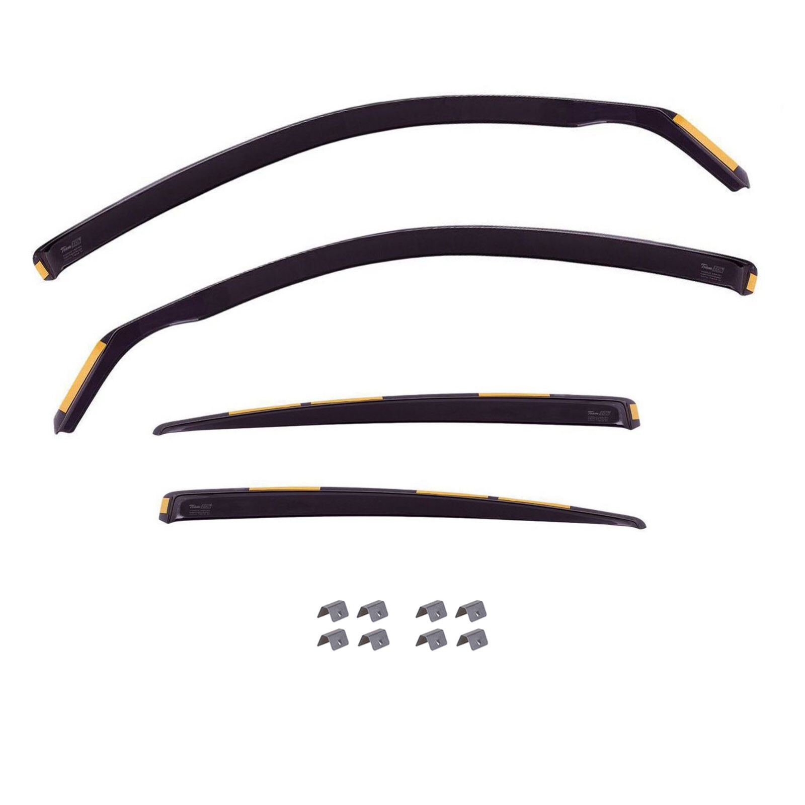 In Channel for Mercedes GL ClassX166 2012-2015 wind deflectors visors rain guard