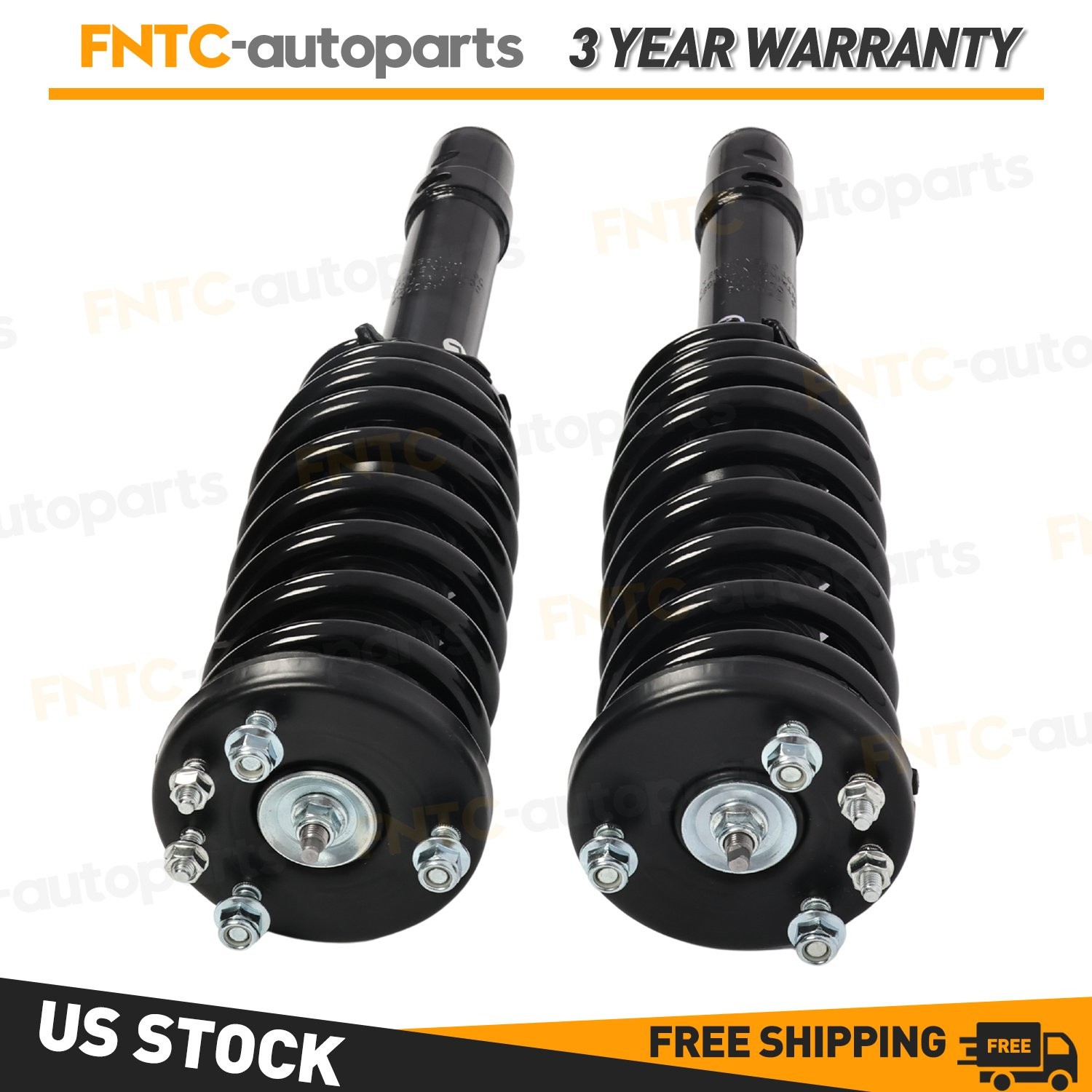 Front Struts & Coil Spring Replacement for 2003 2004 2005 2006 2007 Honda Accord