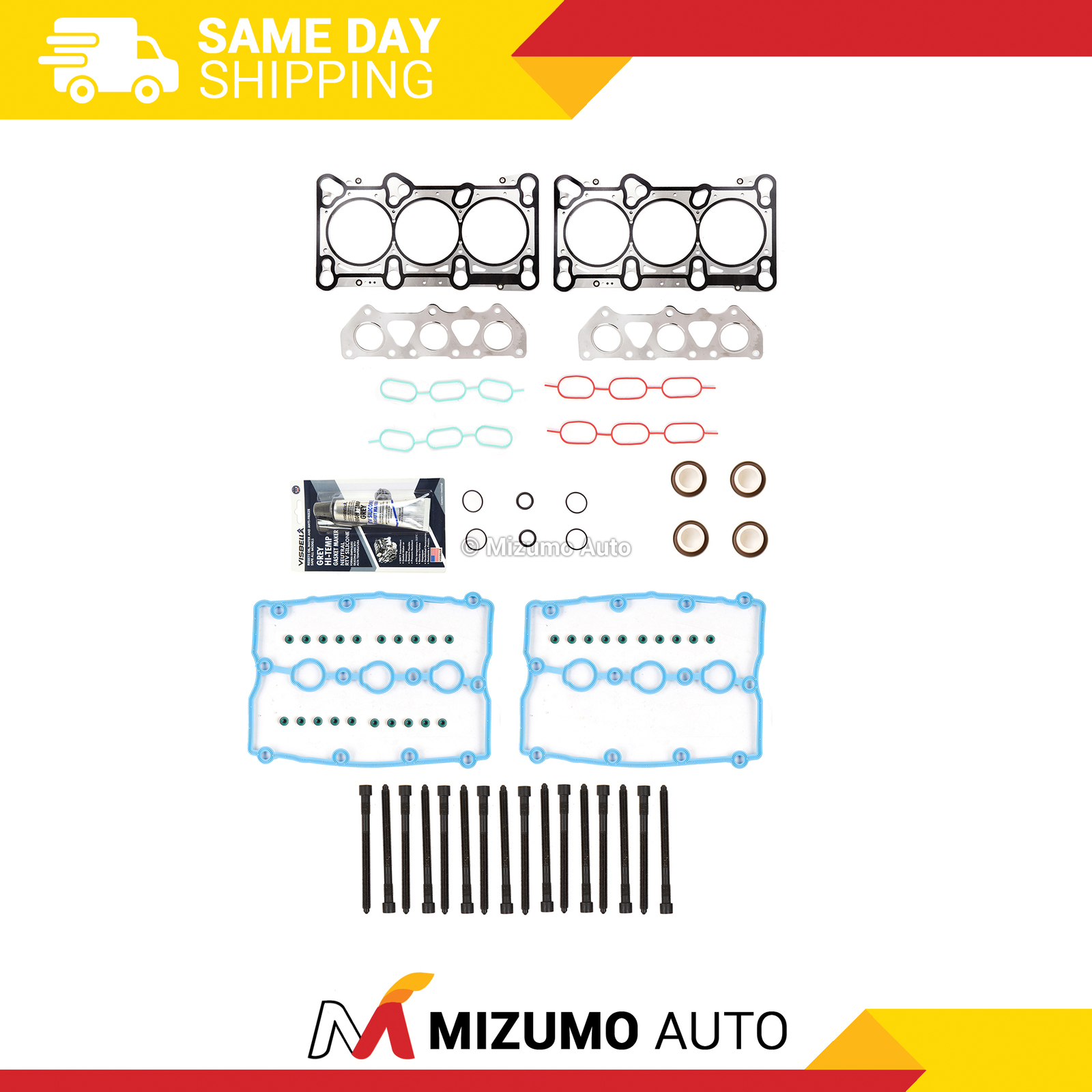 Head Gasket Bolts Set Fit 02-06 A4 A6 Quattro 3.0L V6 DOHC 30v AVK BG