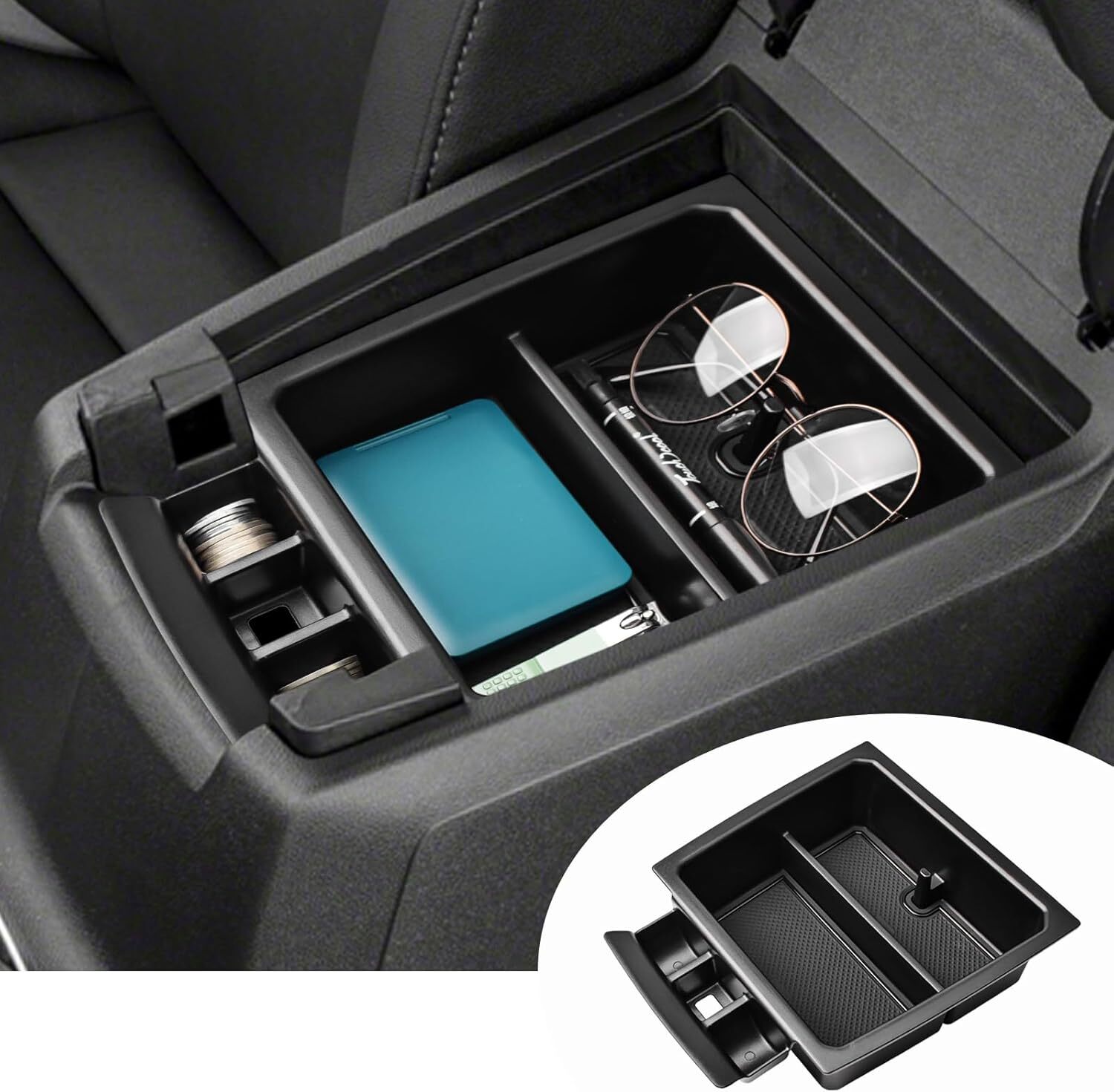 For 2023-2026 Chevy Colorado Console Armrest Storage Box Organizer Accessories
