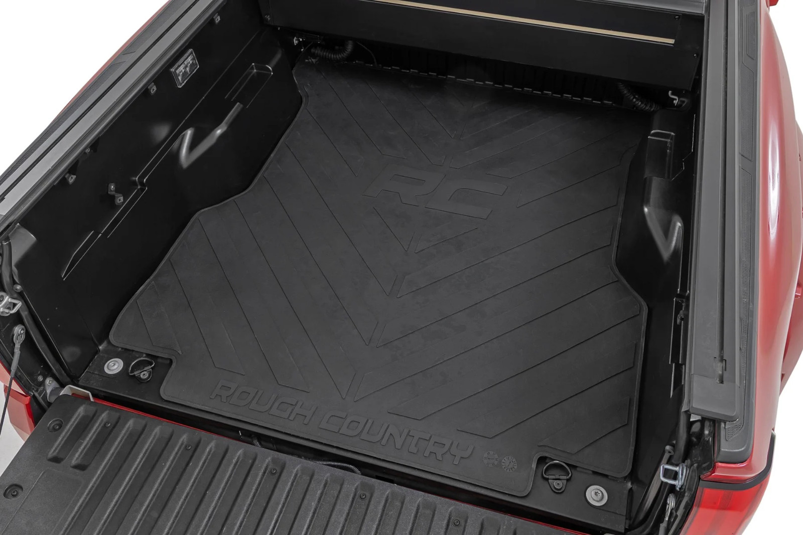Rough Country Rubber Bed Mat for 2024-2026 Toyota Tacoma | 5′ Bed – RCM692