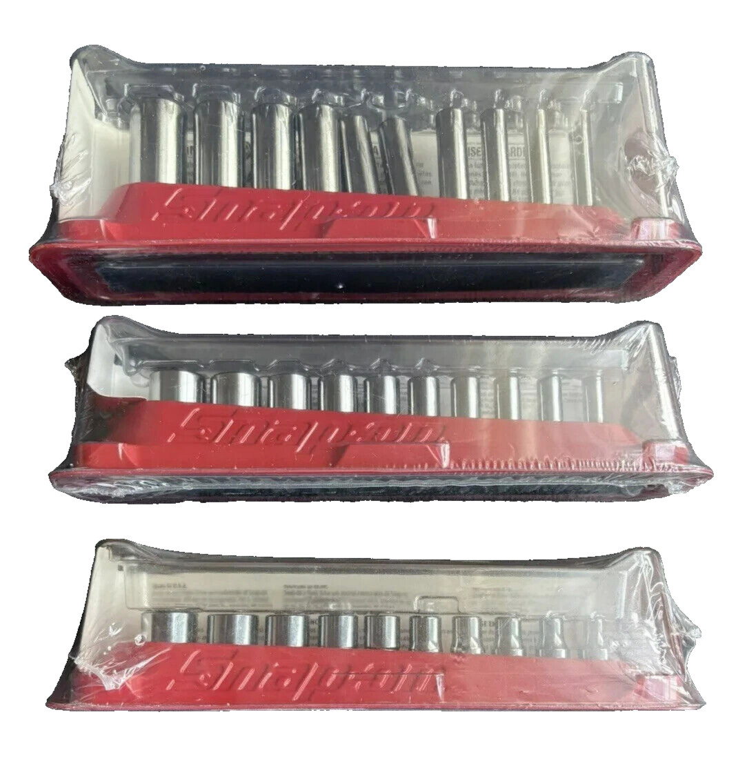 NEW Snap-on™ 1/4″ drive SAE Socket Sets Shallow Deep Semideep 110TMY 110TMSY