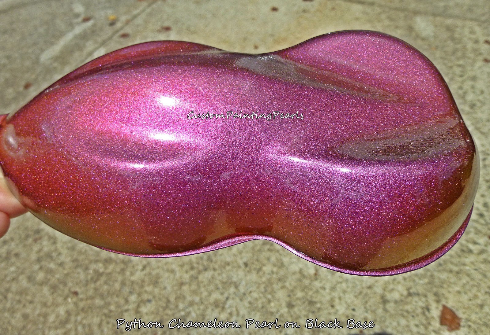 Python Color Shift Pearl Pigment Clear Black Auto Lacquer Matte Paint