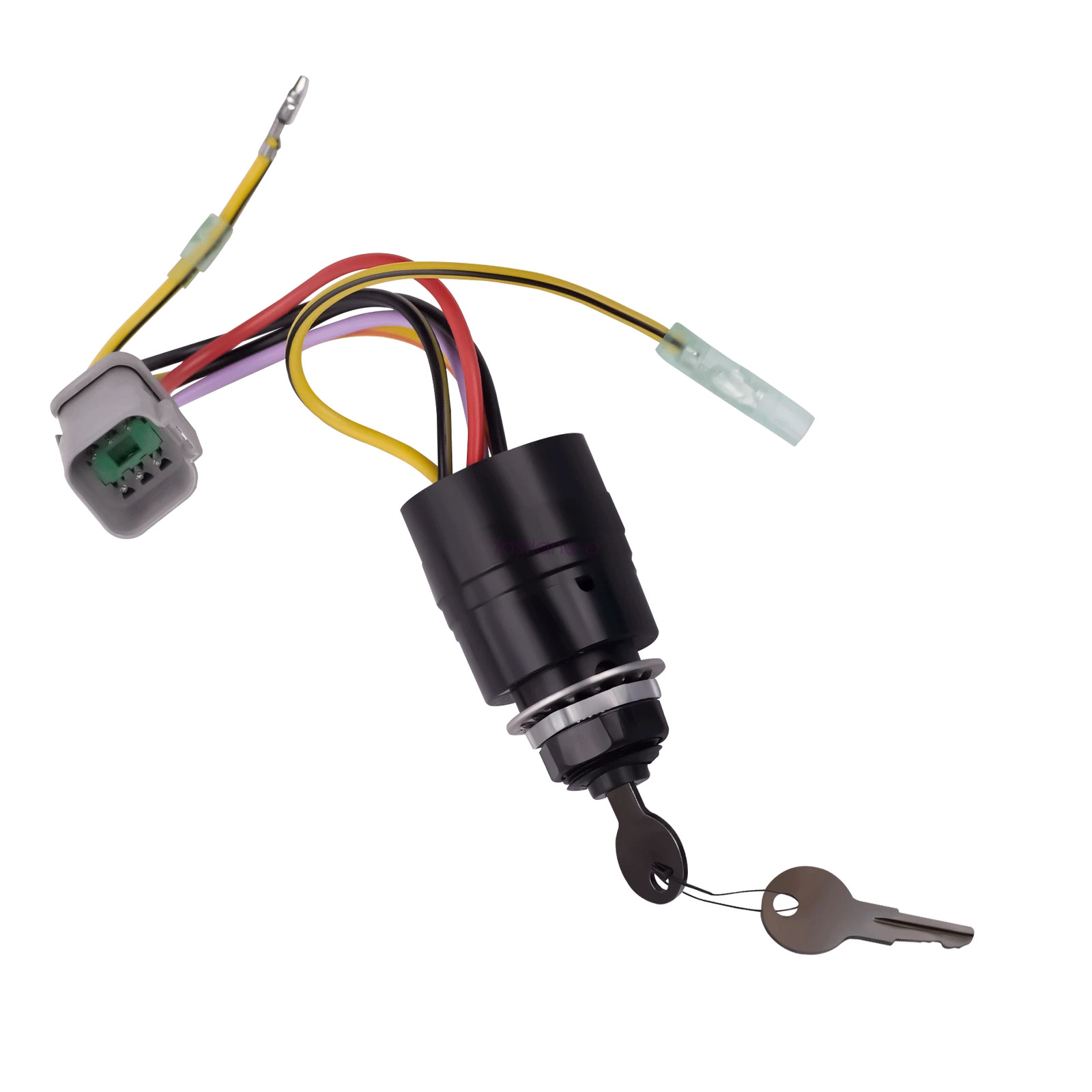 Grey Plug Marine Ignition Switch w/Keys Fits Tracker Boats 129572