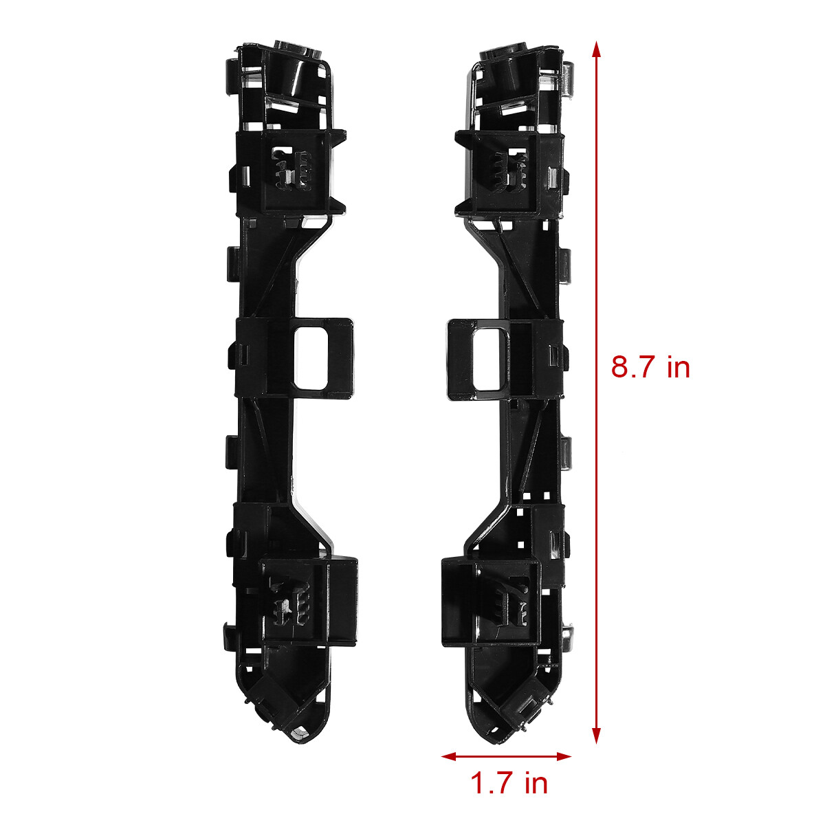 Bumper Bracket For 2013-2017 Honda Accord Sedan Set of 2 Front Left & Right Side