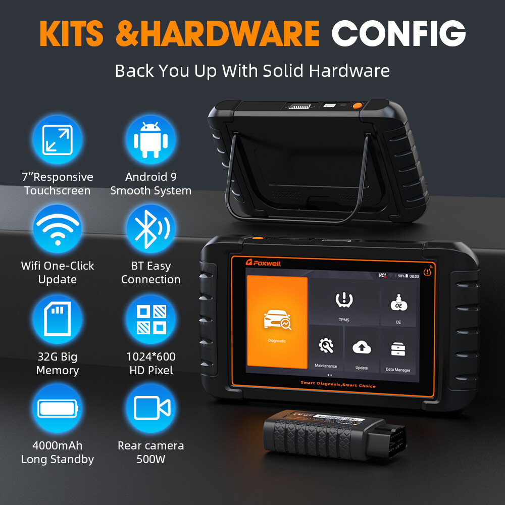 Automotive OBD2 Scanner TPMS Relearn Reset Tool Tire Pressure Sensor Programming