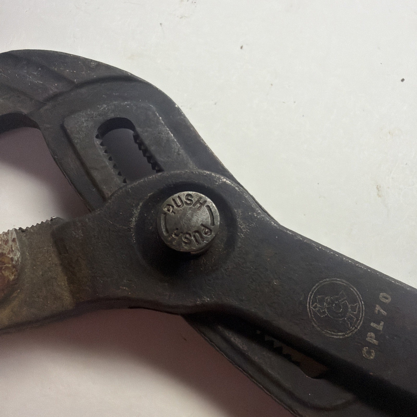 Cornwell Tools CPL70 12″ Push Button Water Pump Tongue Groove Pliers BLUE Grip