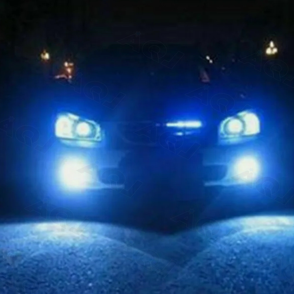 AQJ H4 9003 LED Headlight Bulbs Hi Low Beam Conversion Kit Ice Blue Canbus