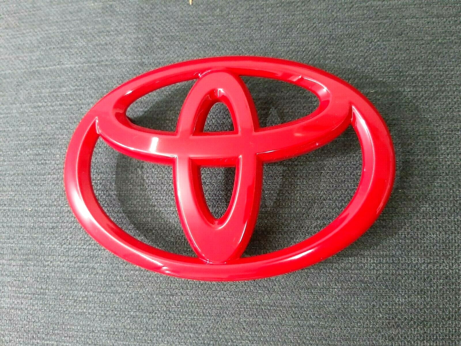 TOYOTA RED 14 CM LOGO EMBLEM BADGE FOR TOYOTA COROLLA ALTIS VIOS YARIS