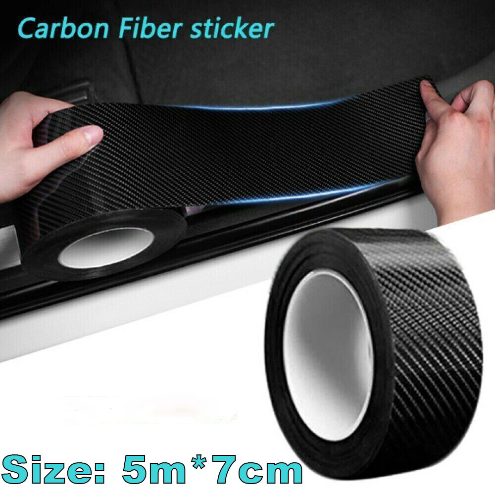 Car Accessorie Door Plate Sill Scuff Cover Anti Scratch Decal Sticker Protector`