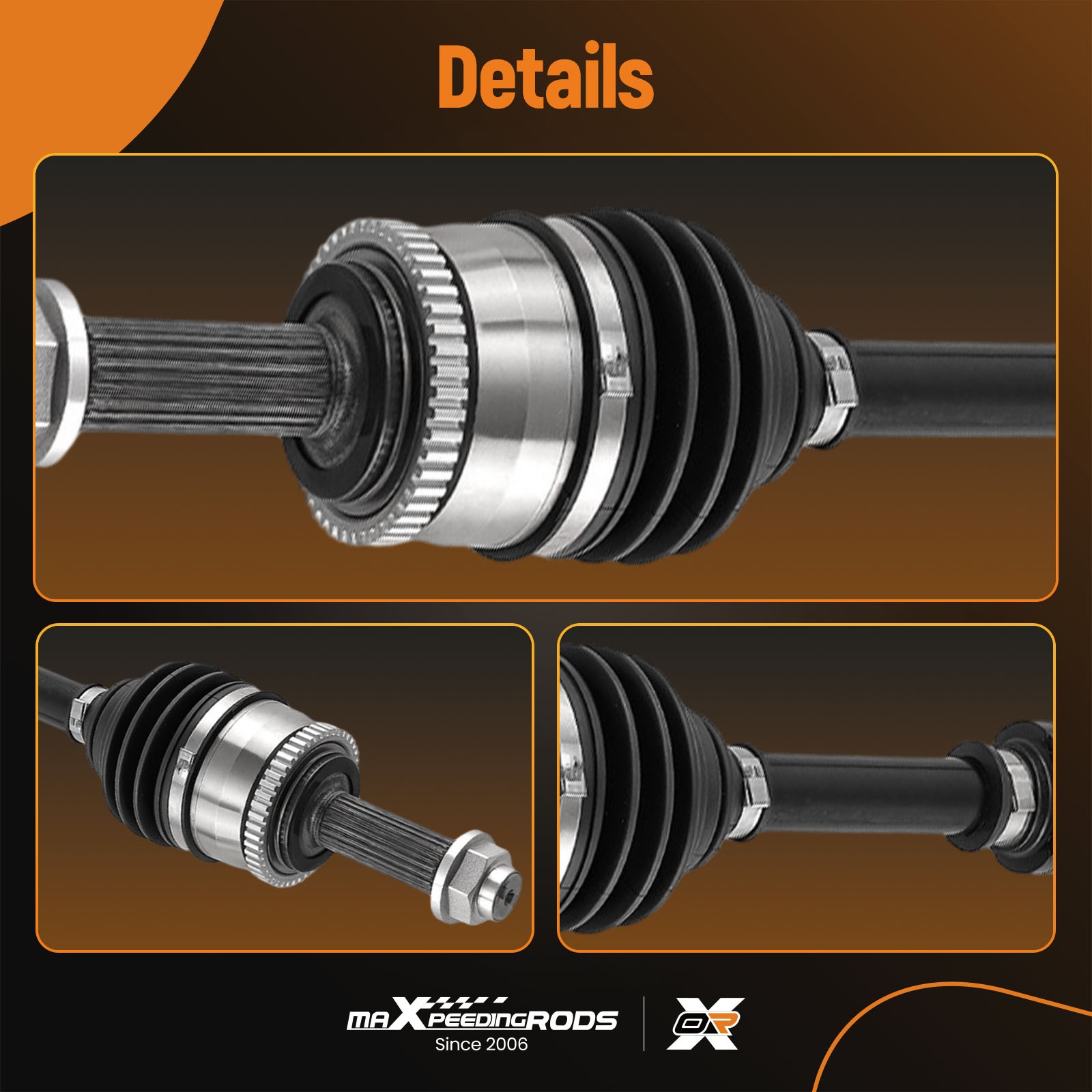 CV Axle Shaft Front Left Right Side for Hyundai Accent Automatic Trans 2012-17