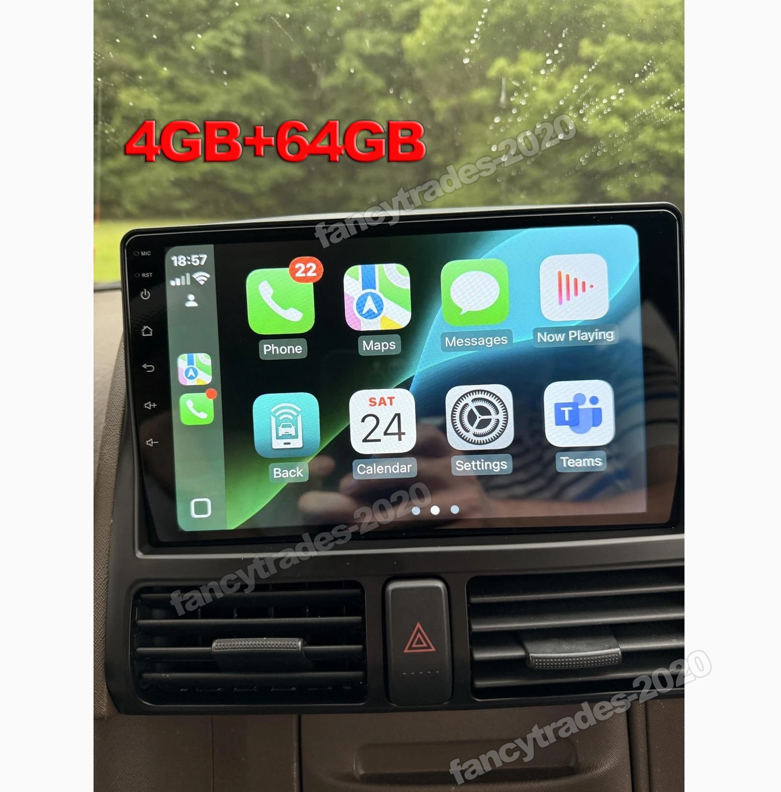 Radio de coche Android 14.0 para Honda CRV 2002-2006 Apple Carplay WiFi estéreo