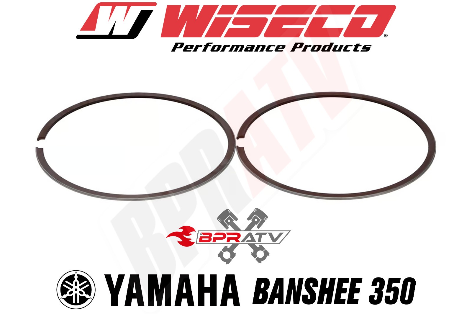 Banshee 64mm Stock Standard Bore Wiseco Pro Lite Pistons Bearings & Gaskets Kit