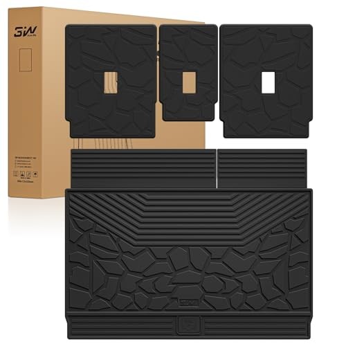 3W Cargo Liner & Backrest Set for 2025 2026 Ford Expedition MAX 7 8 Seat TPE