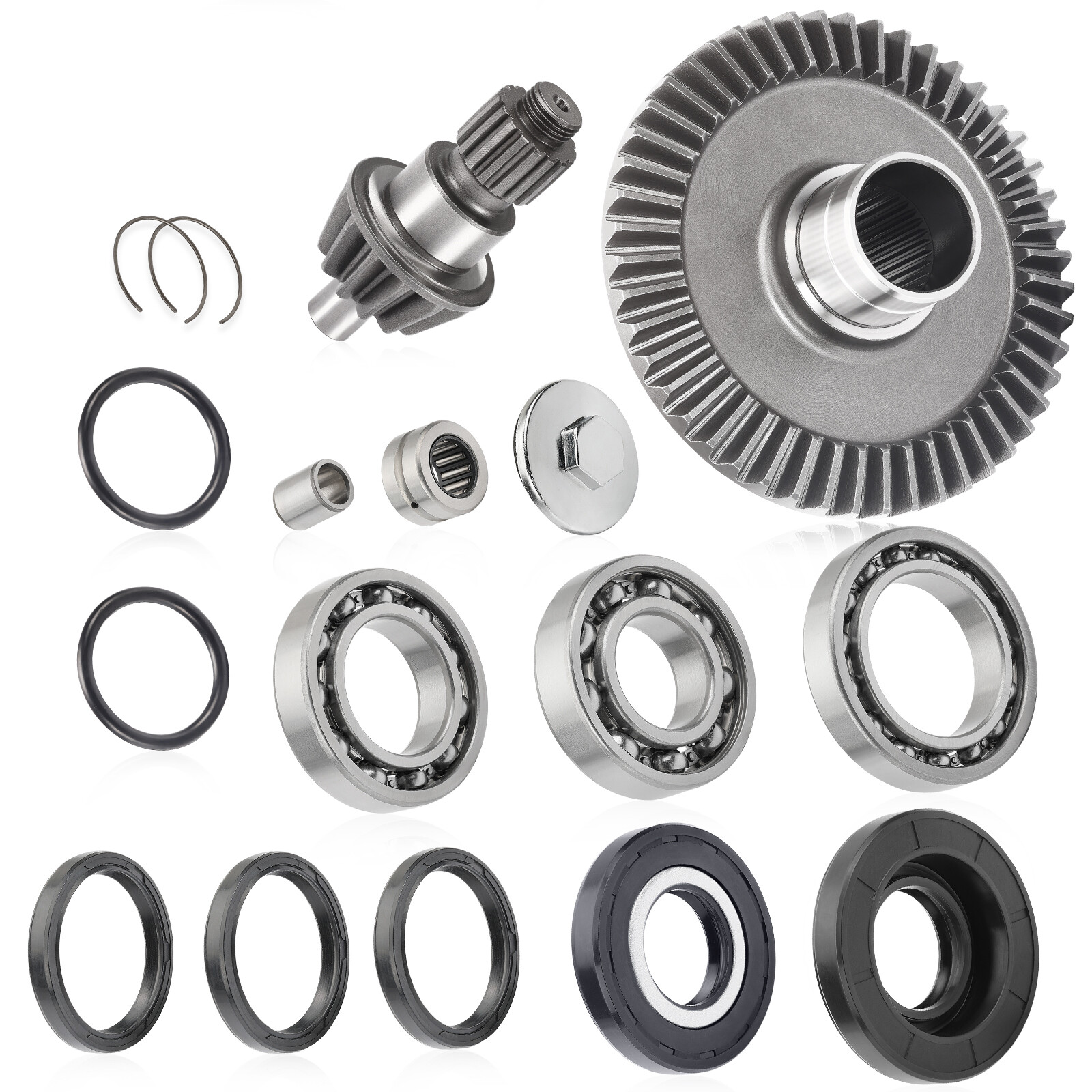 Rear Diff. Final Drive Pinion Ring Gear Bearings For Honda Recon TRX250 TE TM