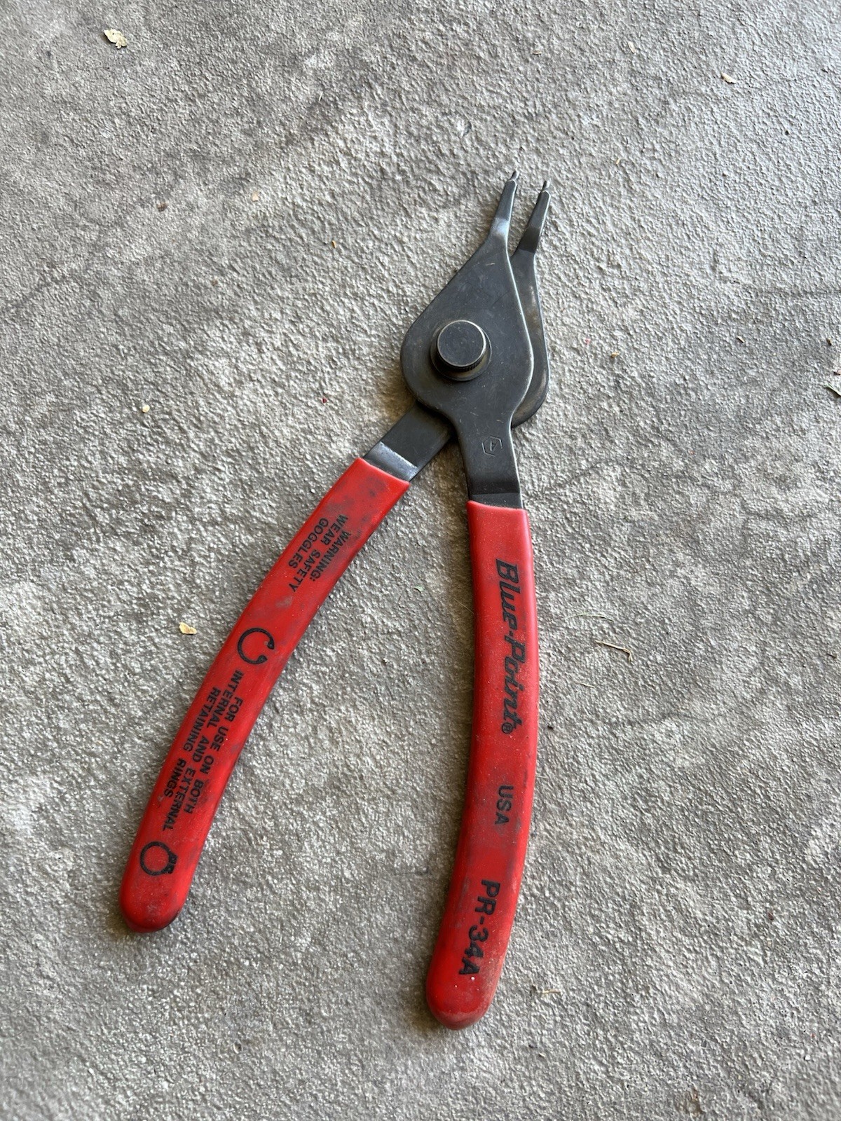 Blue Point Made In USA PR-34A Snap Ring Pliers Internal/External