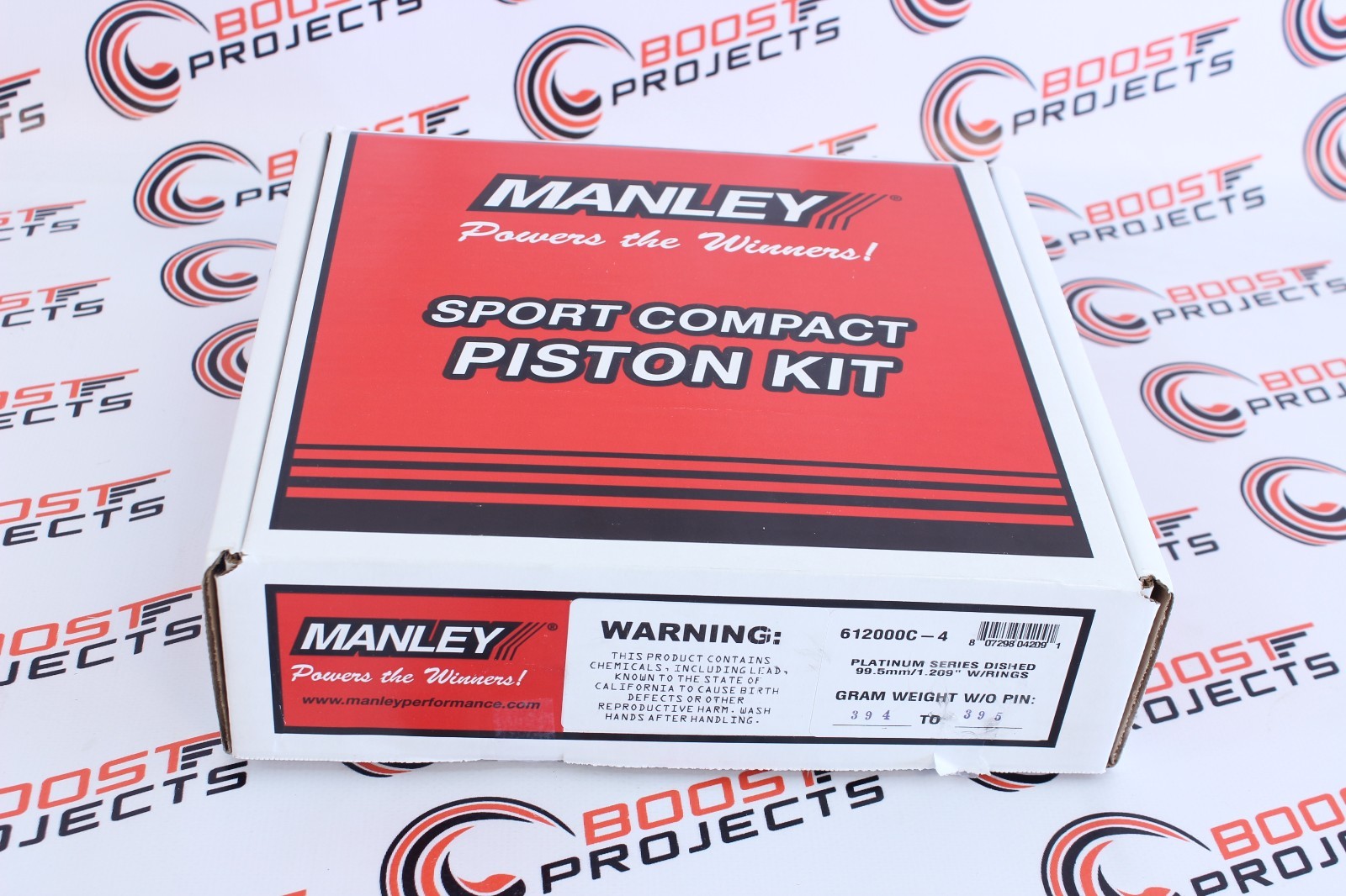 Manley Piston Set STD Stroke 99.5mm STD Bore 8.5:1 for 04+ Subaru WRX STi EJ257