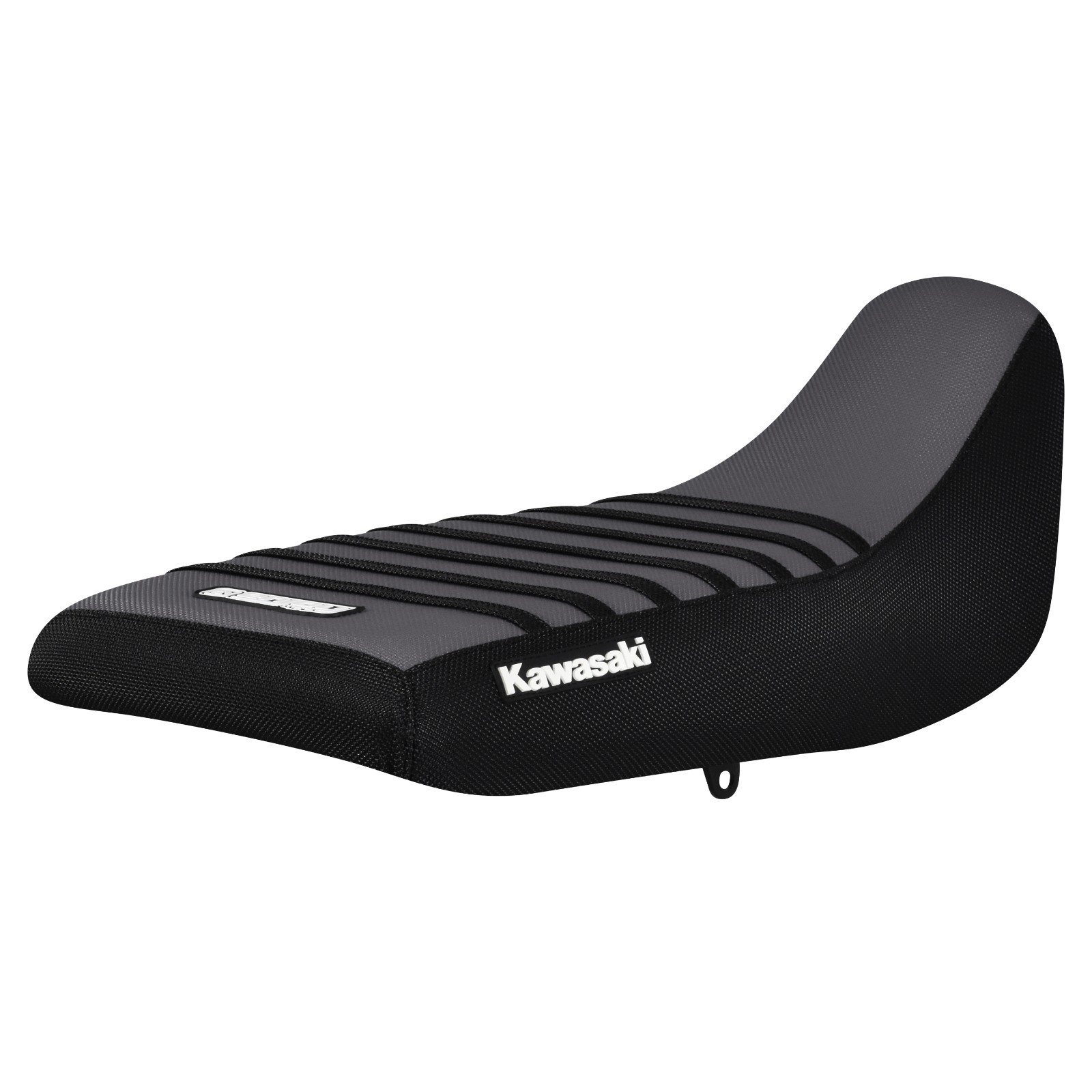 2022-2025 Kawasaki KLR 650 gripper seat cover BLACK/ GREY/ BLACK #438