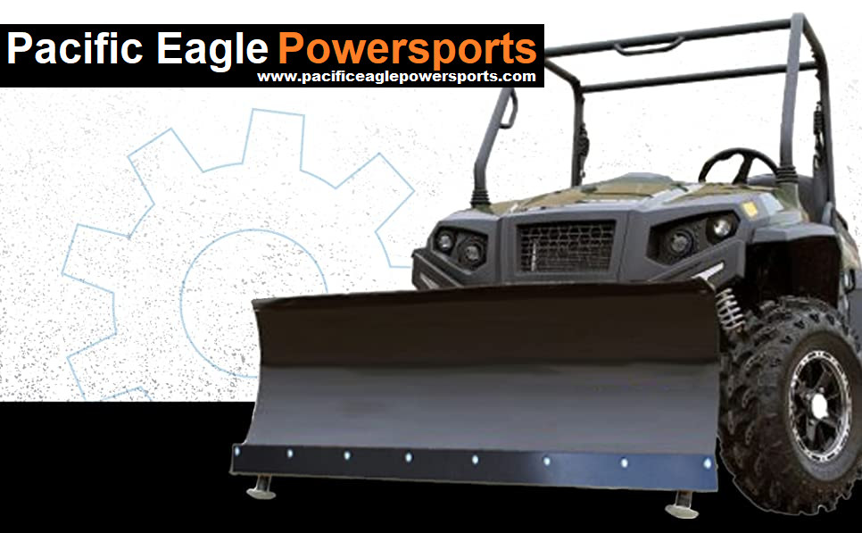 Kawasaki Mule Pro MX ~ 66″ Snow Plow Kit with a Straight Plow Blade