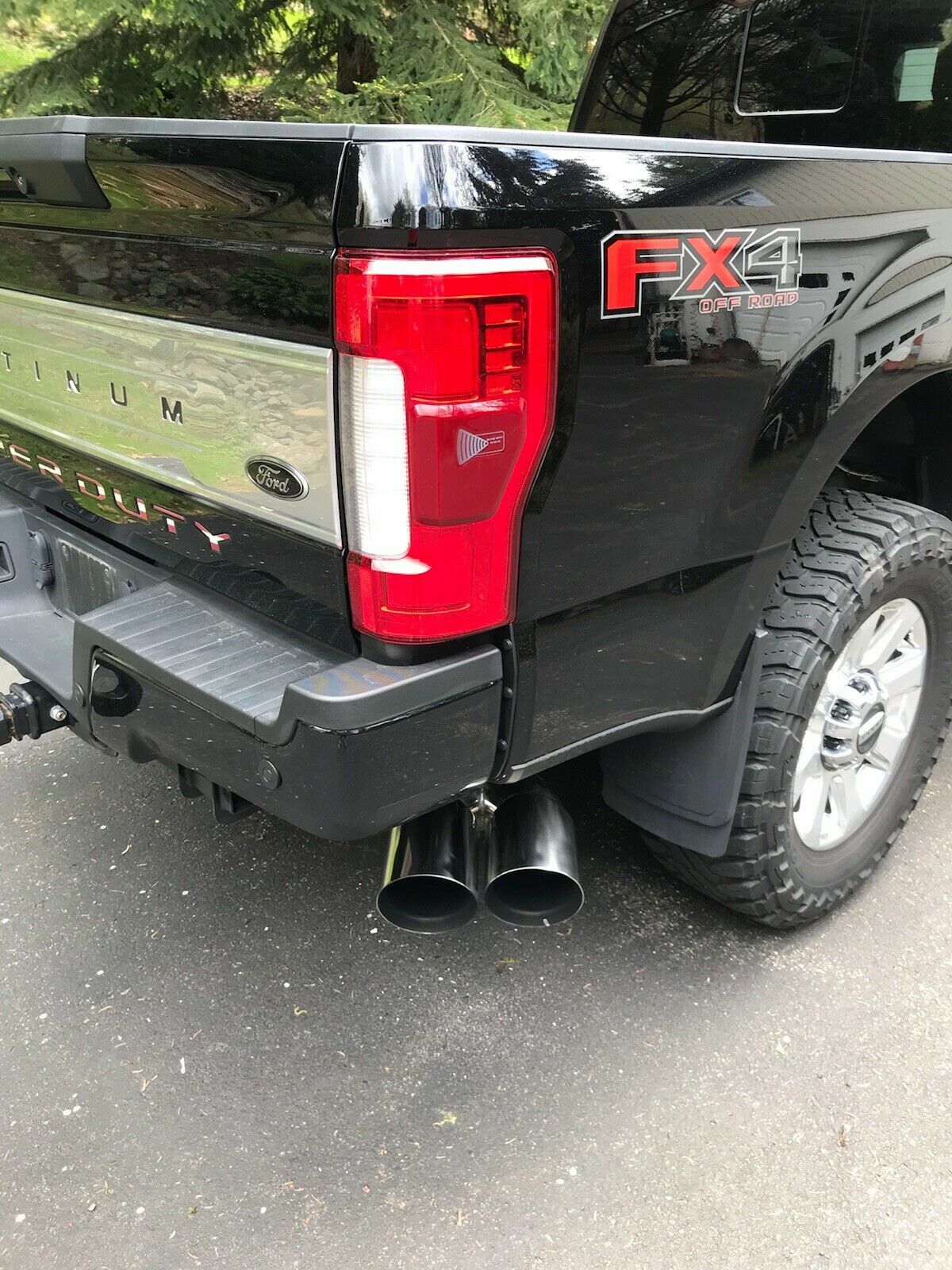 DIESEL EXHAUST STAINLESS TIP FOR FORD F350 F250 F450 SuperDuty 5.00″ DIESEL