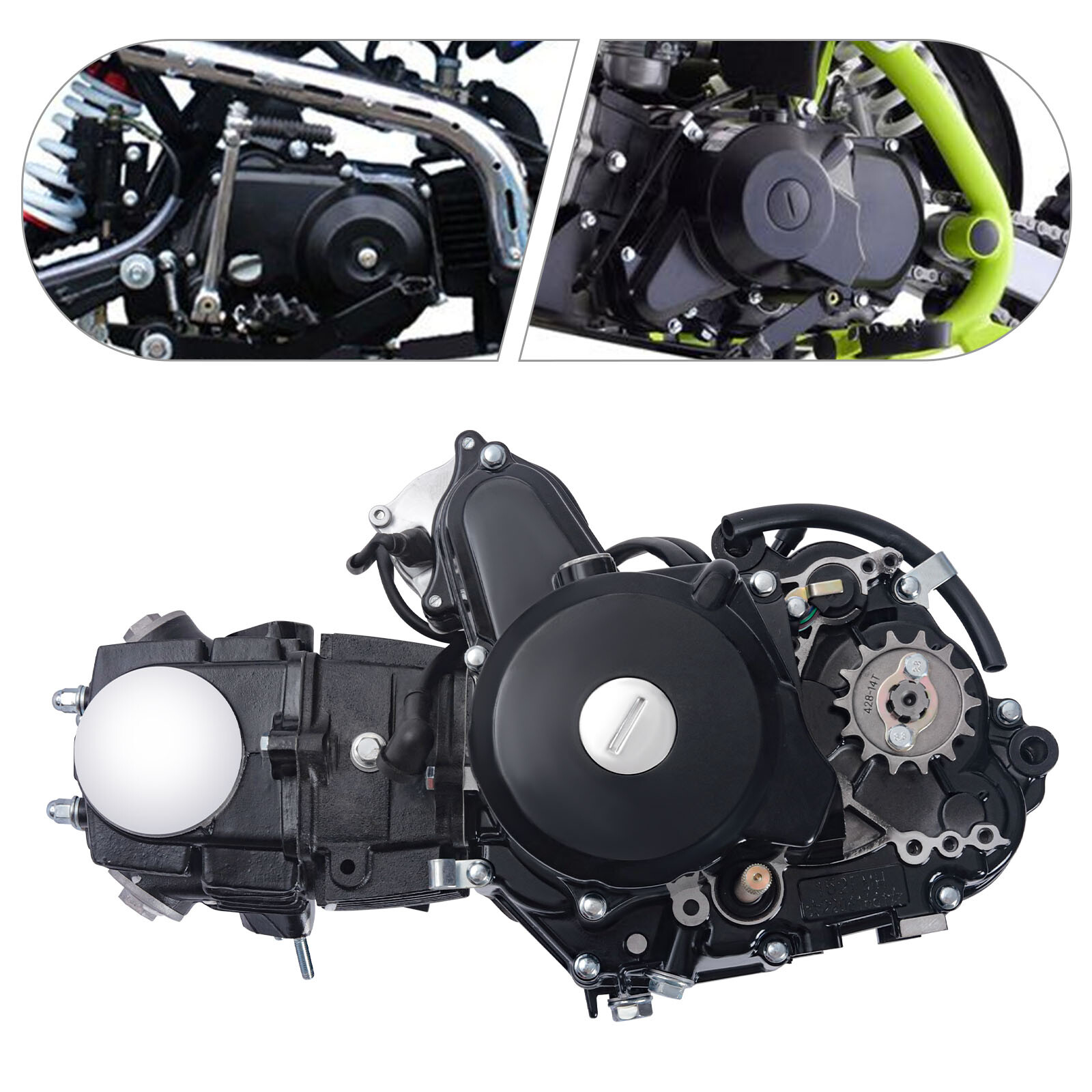 125cc ATV Engine Motor Kit 4 Speed Kick Start For Honda CRF50 XR50 Dirt Bike
