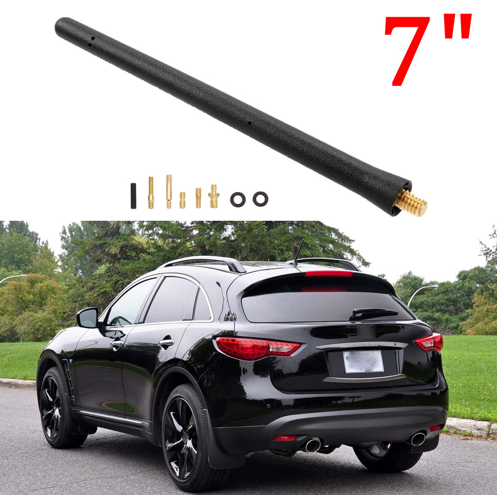 7″ inch Black Short Antenna Mast Radio AM/FM For INFINITI Fx35-50 QX70 2003-17