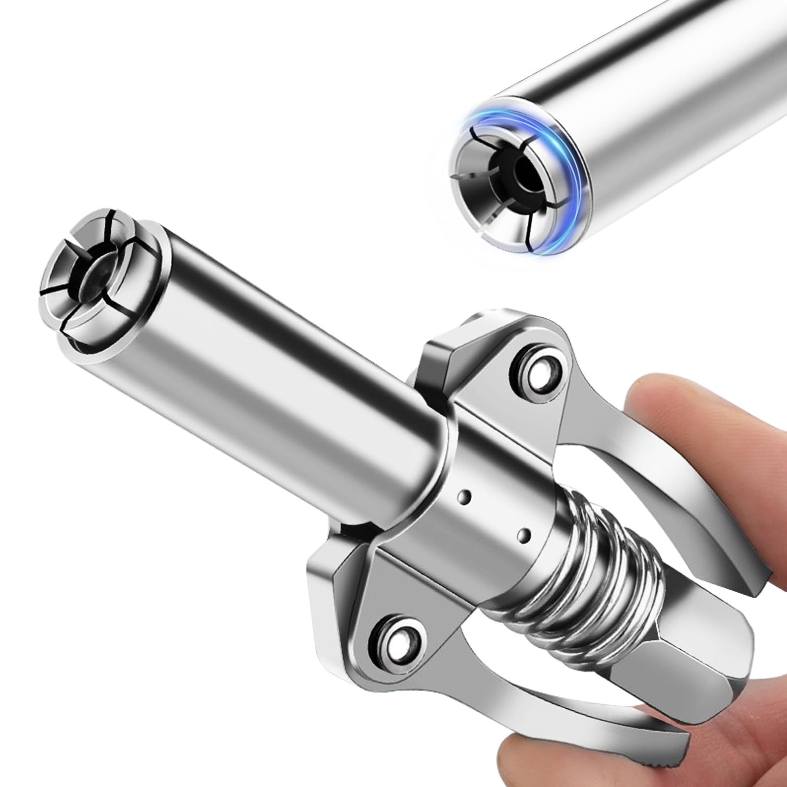 AKEOIL Grease Gun Coupler, Joint Fittings, 12000PSI High Small