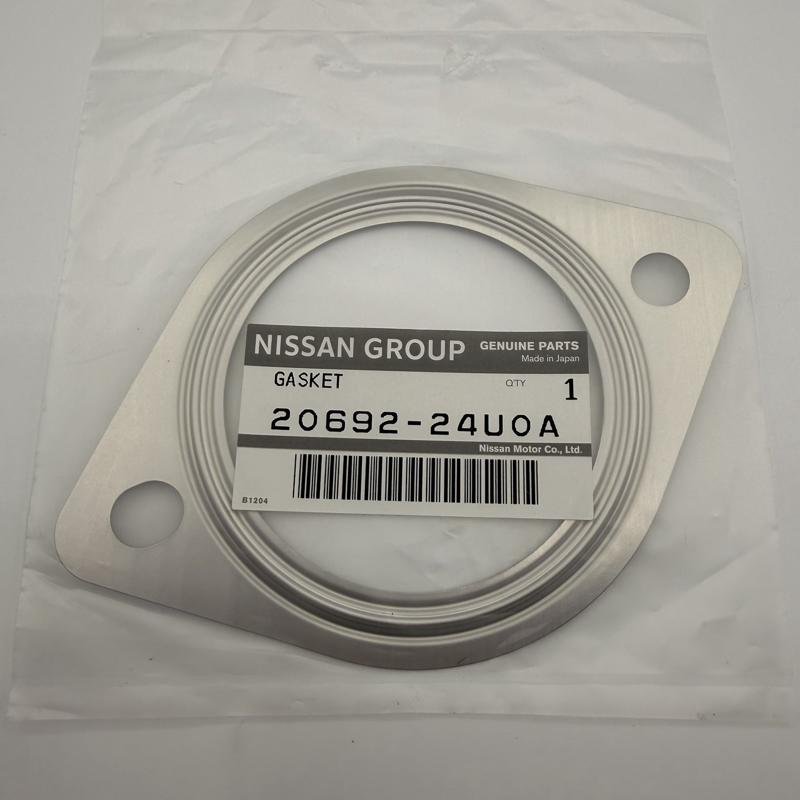 Catalytic Converter Gasket – Genuine Nissan Part # 20692-24U0A OEM NOS