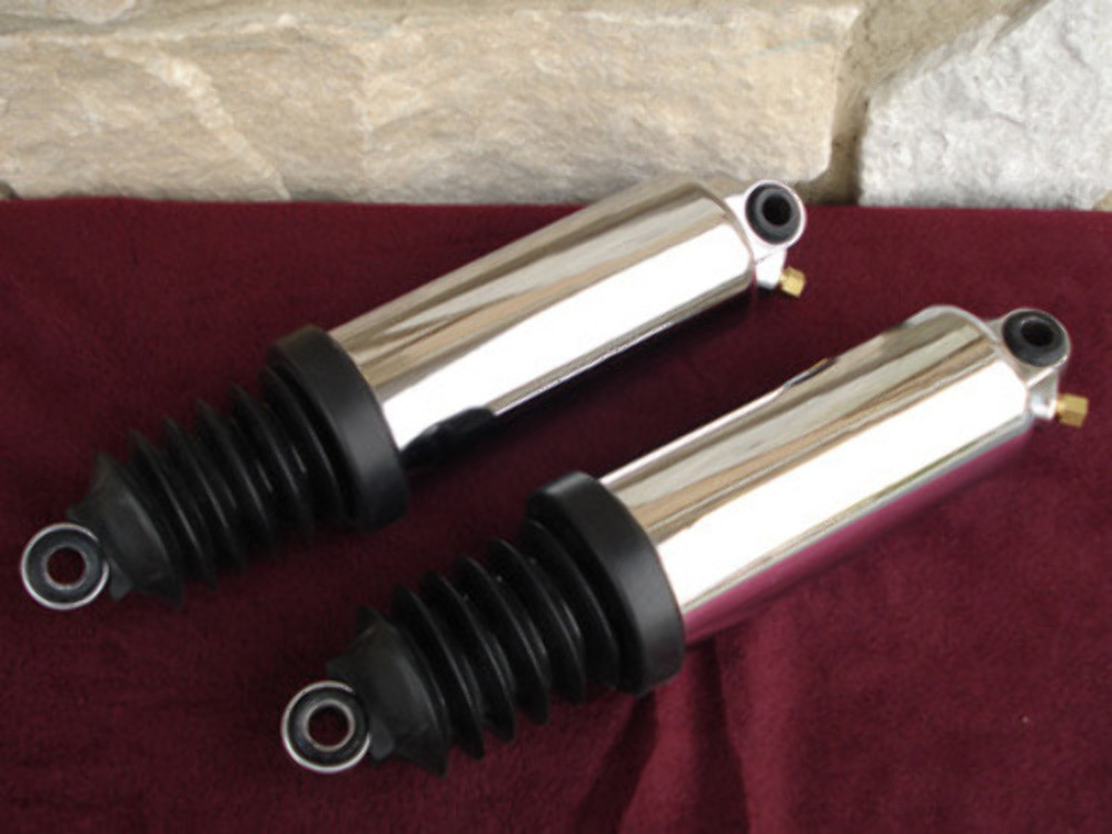 KCINT CHROME LOWERING AIR SHOCKS FOR HARLEY ROAD KING FLHR 1980-UP