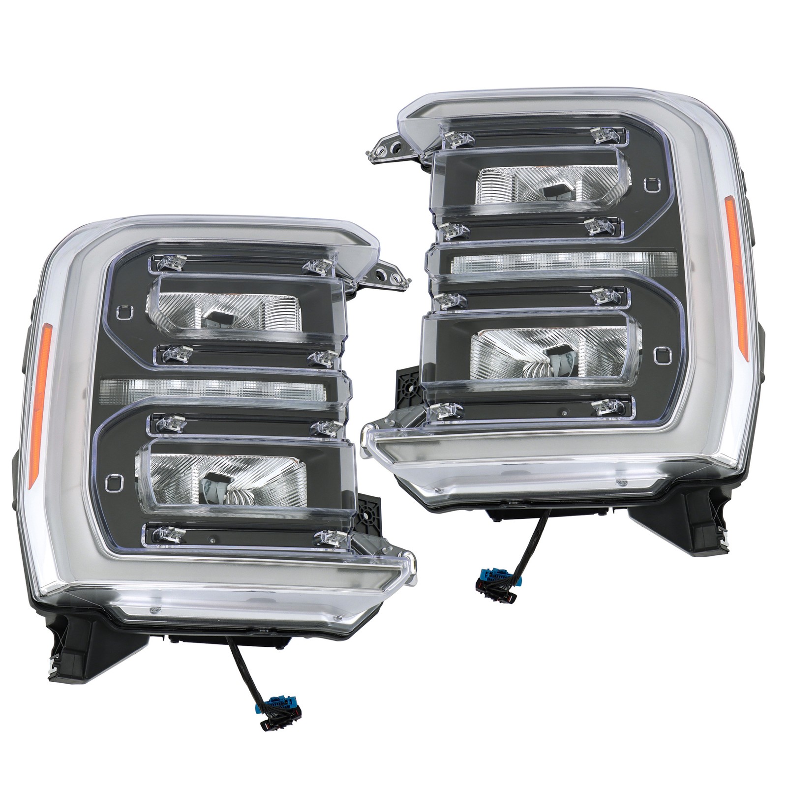 LED Headlamps Driver/Left Side Headlight Assembly For Ford F250 F350 2023-2024