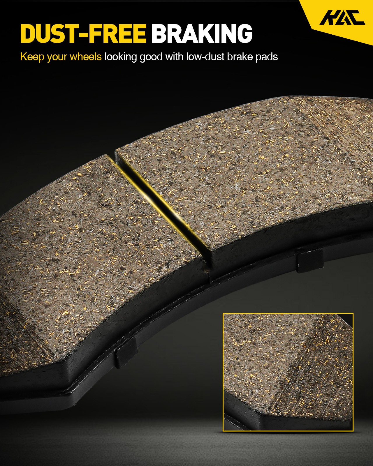 Front Ceramic Brake Pads Set Fits 2013-2017 Buick Encore 2012-2017 Buick Verano