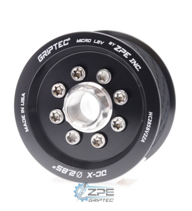 New ZPE Griptec 2.85 supercharger pulley and hub for 2021-24 Ram TRX Hellcat 6.2