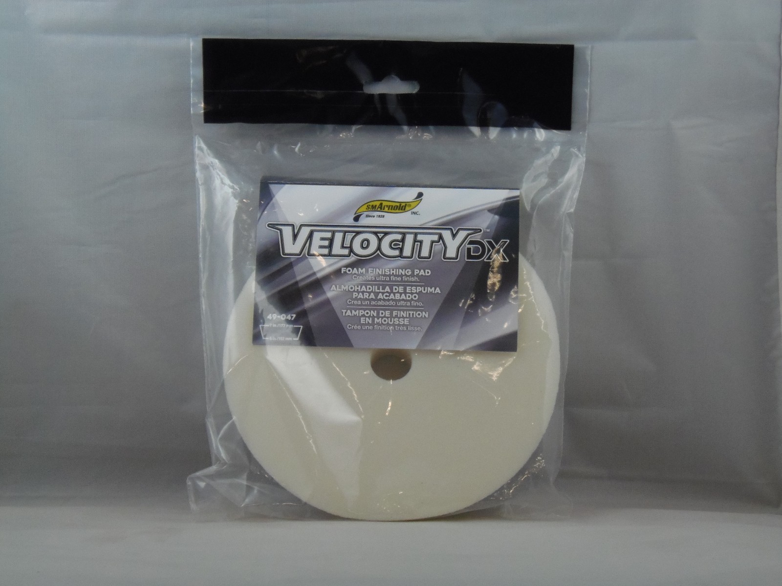 SM Arnold Velocity DX Foam Finishing pad 7″ compare to Rupes Ultra Fine Finish