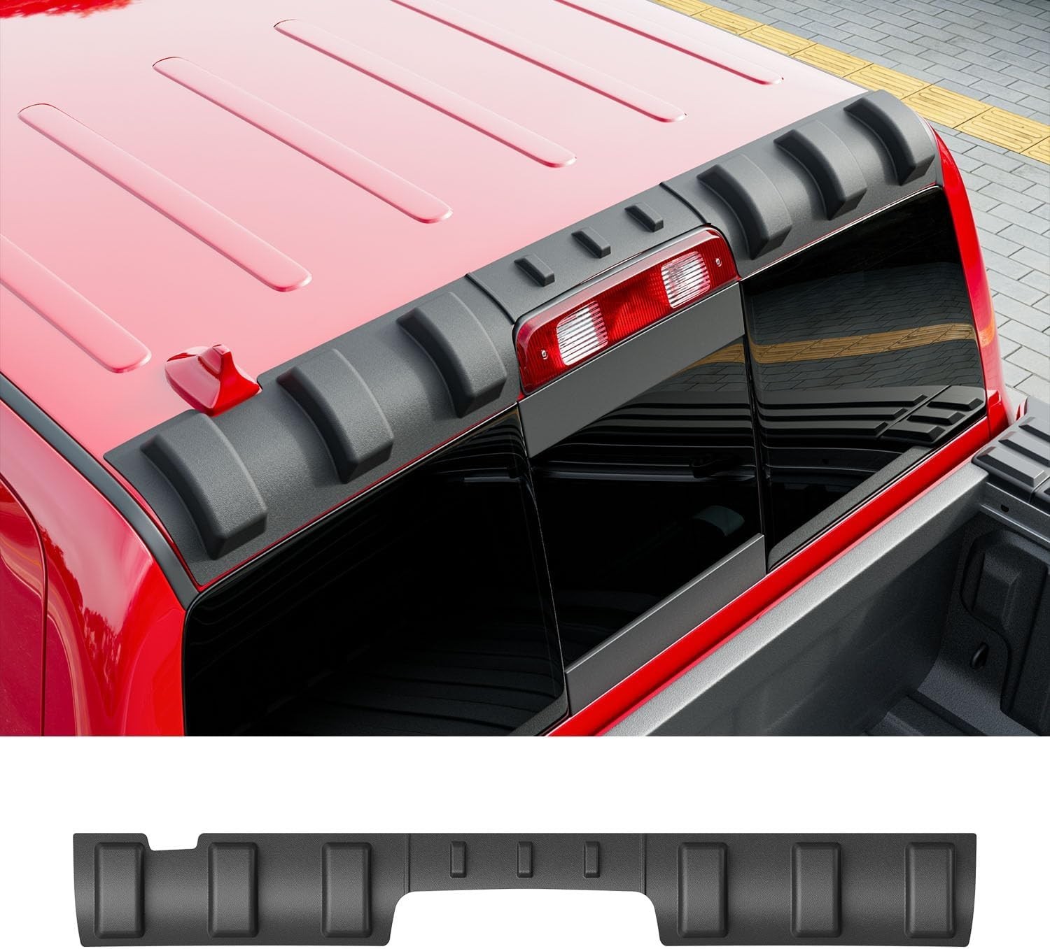 For 2009-2018 Dodge RAM 1500 Rear Roof Protector Truck Cab Roof Protector