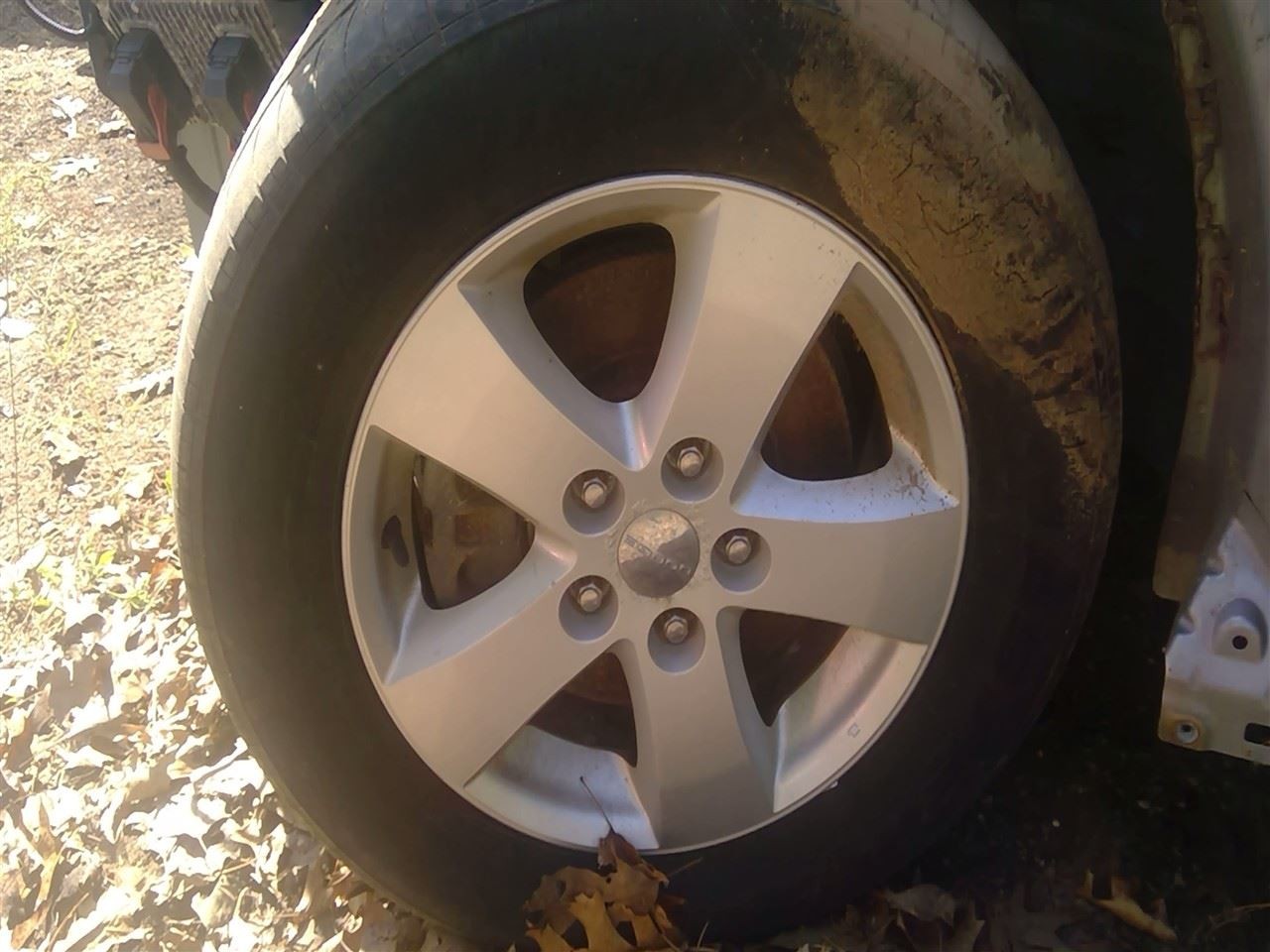 Wheel 17×6-1/2 Aluminum 5 Solid Spoke Fits 11-19 Journey 3754807