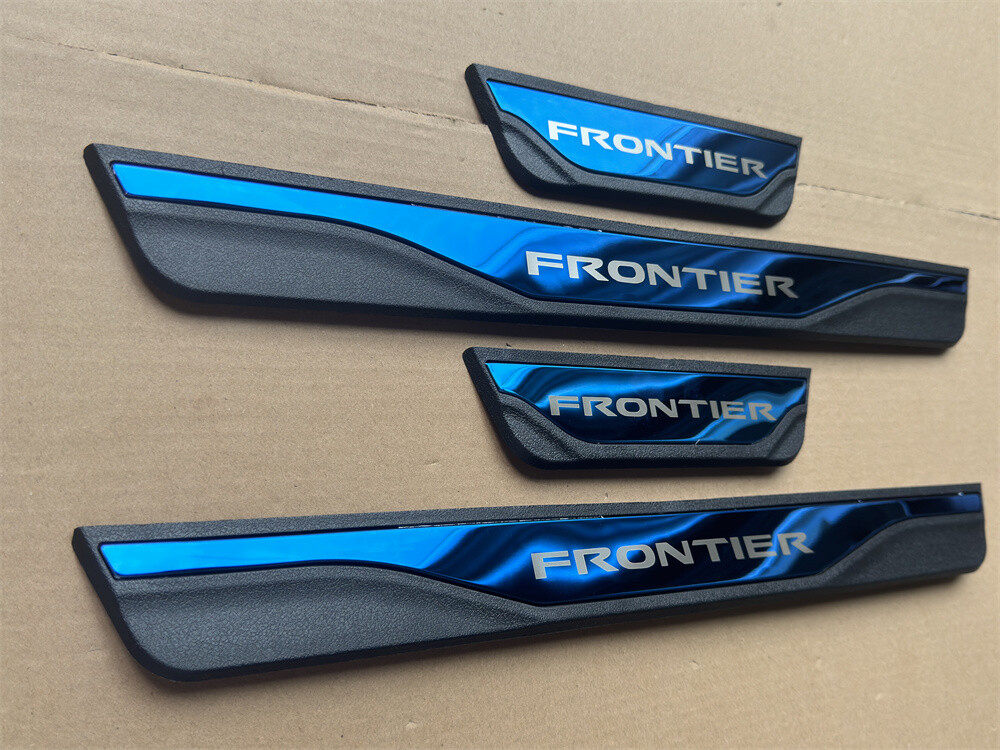 Car Accessories Steel Door Sill Scuff Plate Protector Guard For Nissan Frontier