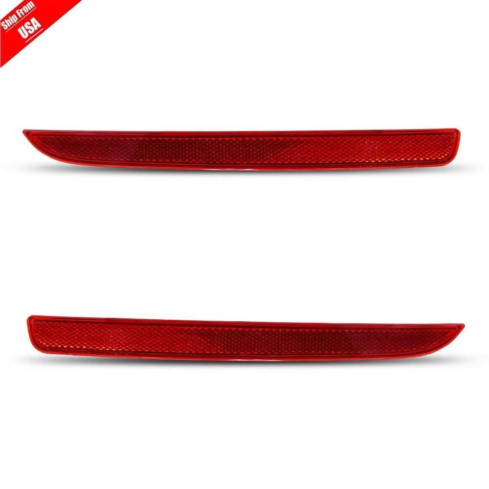 Rear Bumper Reflector Set For 2016-2019 Ford Explorer FB5Z15A449D FB5Z15A449C