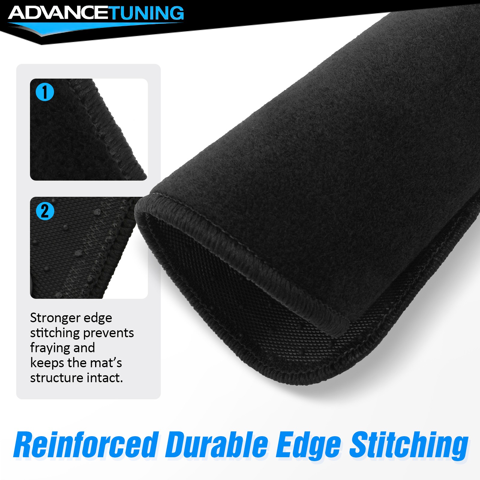 Fits 20-25 Hyundai Palisade 7/8-Seat OE Style Floor Mats Nylon Carpets 4PCS