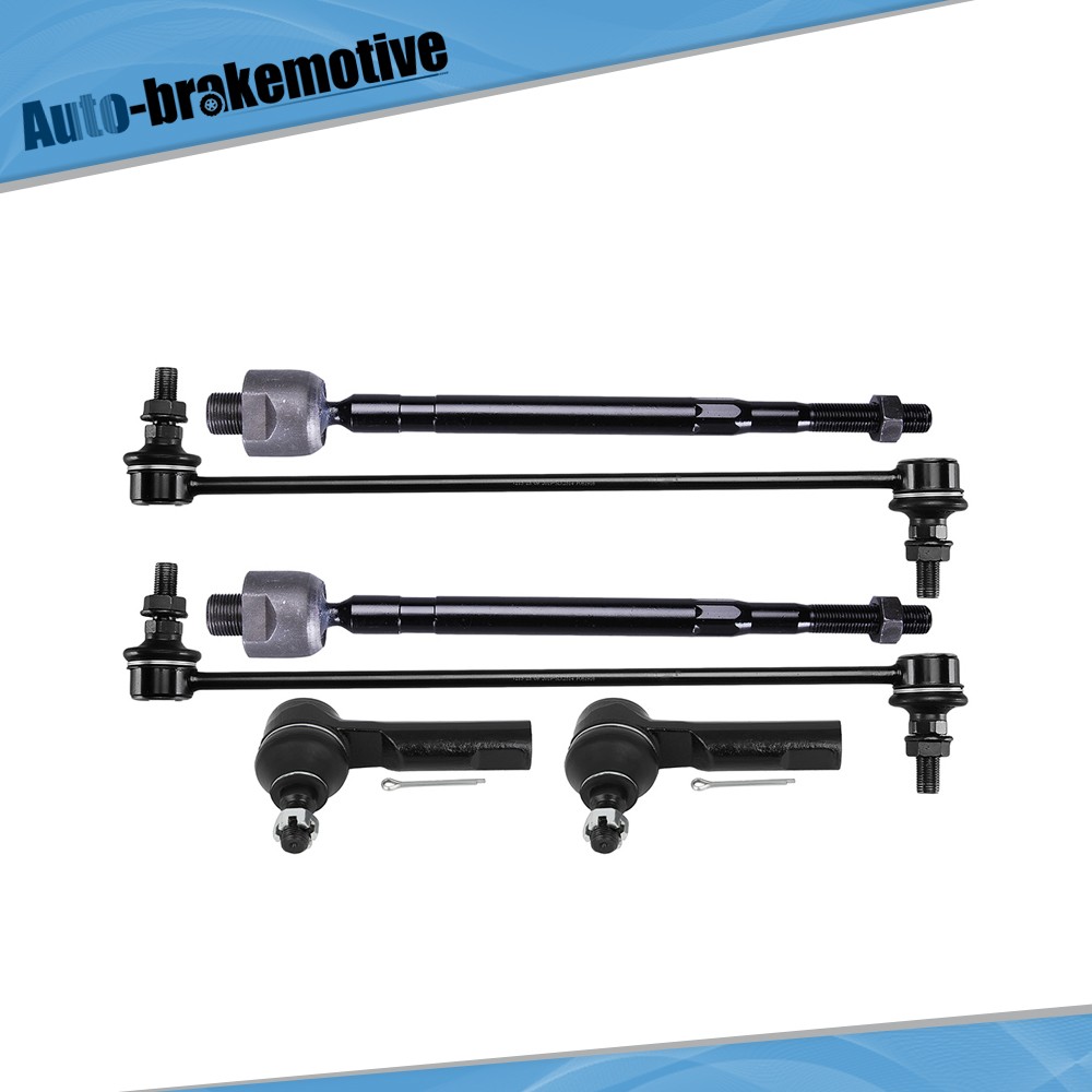 6X Front Tie Rod End Sway Bar Stabilizer Bar Link For Honda Ridgeline 2006-2013